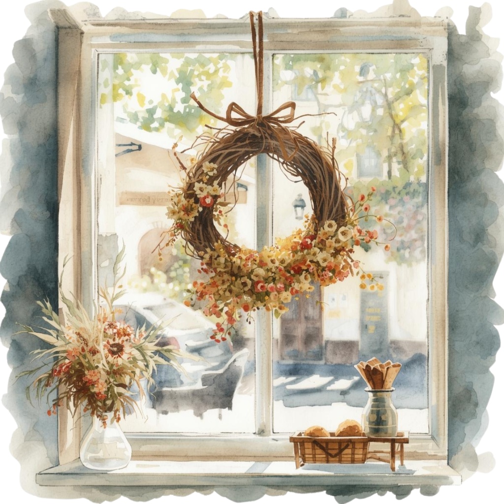 Antique Café ClipArt – 20 Vintage Coffee & Tea Illustrations (PNG Download) (アンティークカフェ クリップアート 20点セット)