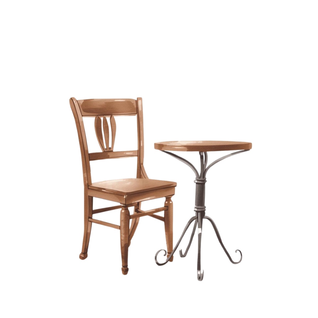 Antique Café ClipArt – 20 Vintage Coffee & Tea Illustrations (PNG Download) (アンティークカフェ クリップアート 20点セット)