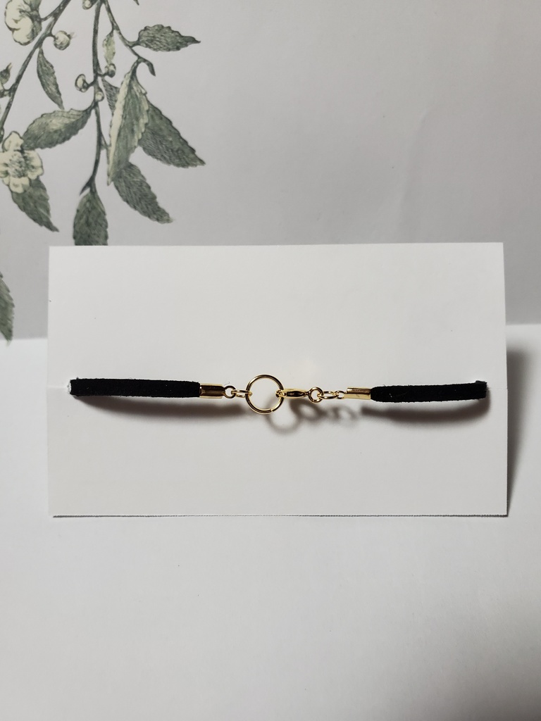 スエード紐ブレスレット(天谷奴零)