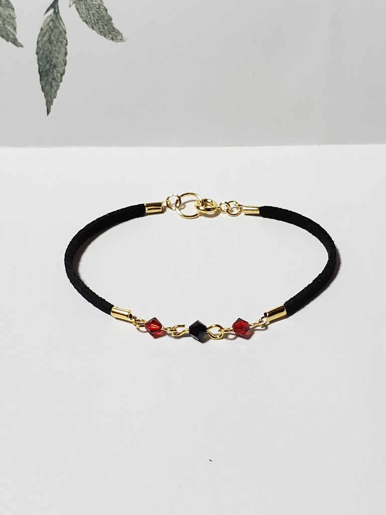 スエード紐ブレスレット(天谷奴零)