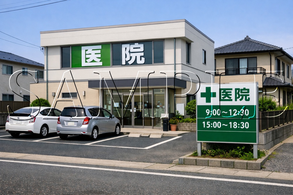 【フリー背景素材】『色んな病院』/全11種類・23枚/商用利用OK!クレジット表記不要!/自由に加工OK!