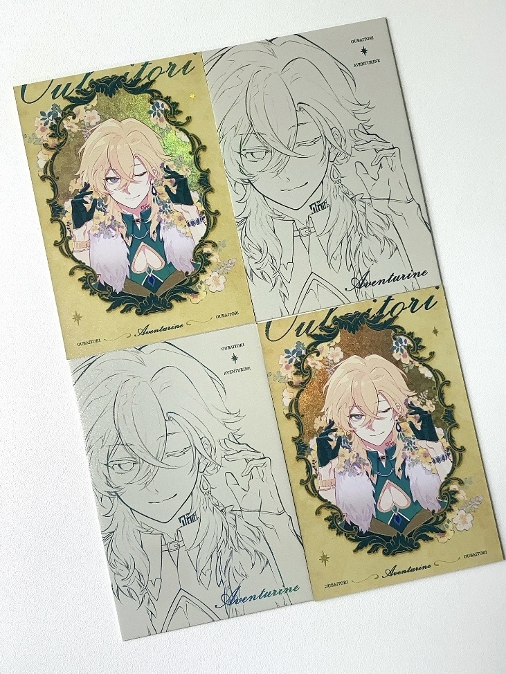 崩壊スターレイル アベンチュリン アクリルスタンド アクスタ アクセサリースタンド 缶バッジ ポラロイドカード