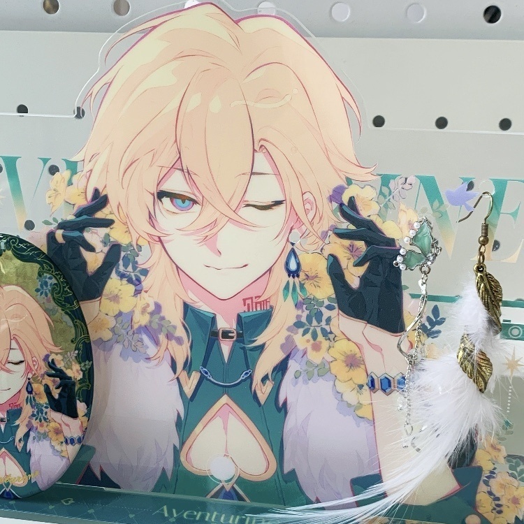 崩壊スターレイル アベンチュリン アクリルスタンド アクスタ アクセサリースタンド 缶バッジ ポラロイドカード