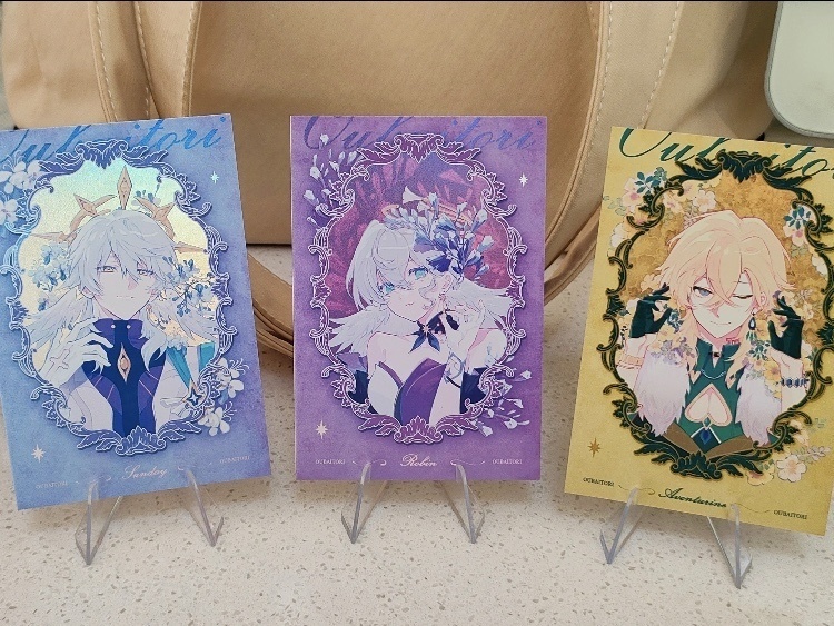 崩壊スターレイル ロビン アクリルスタンド アクスタ アクセサリースタンド 缶バッジ ポラロイドカード