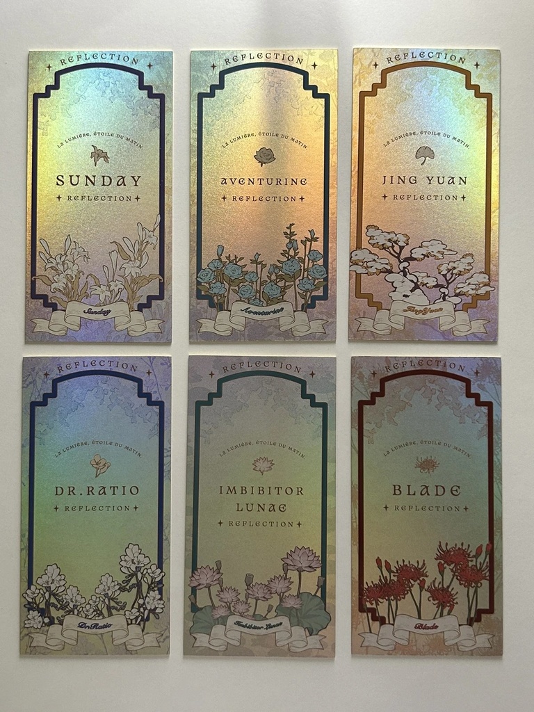 【在庫品】アベンチュリン レイシオ サンデー 景元 刃 飲月 アクリルスタンド タロットカード 缶バッジ