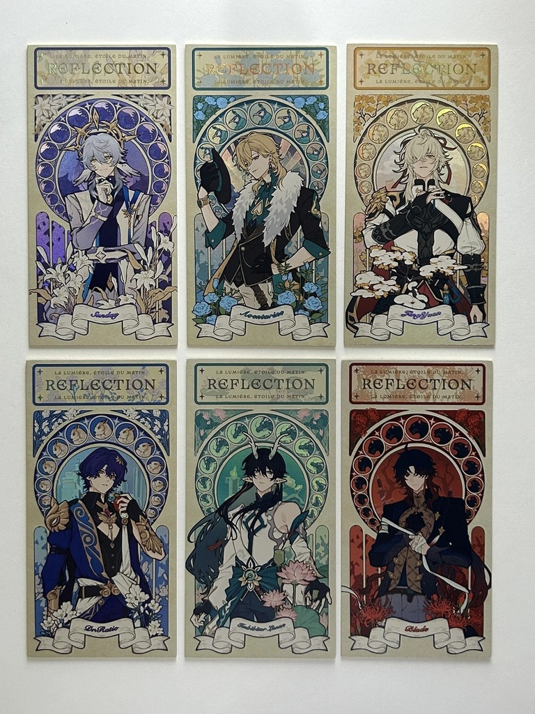 【在庫品】アベンチュリン レイシオ サンデー 景元 刃 飲月 アクリルスタンド タロットカード 缶バッジ