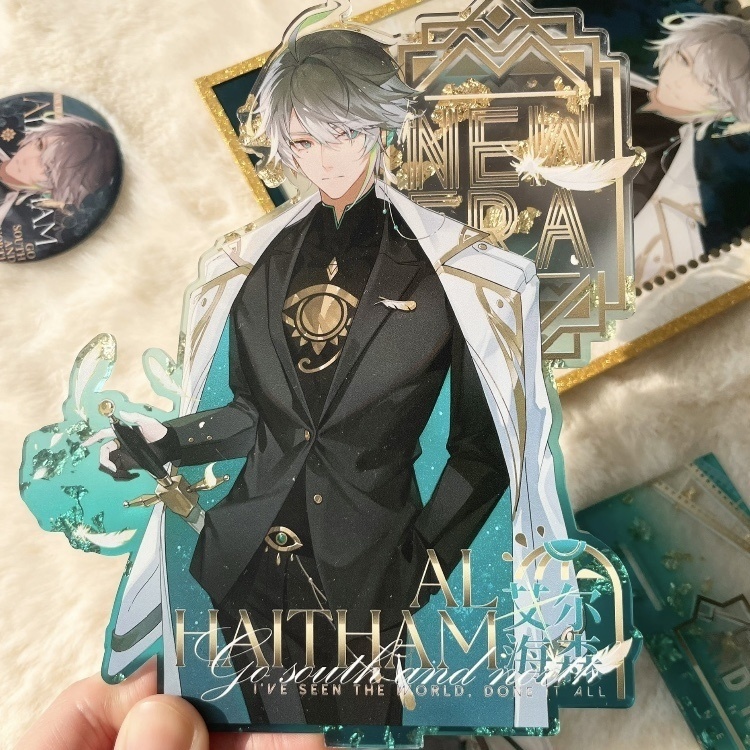 原神　アルハイゼン　アクリルスタンド　金箔入り