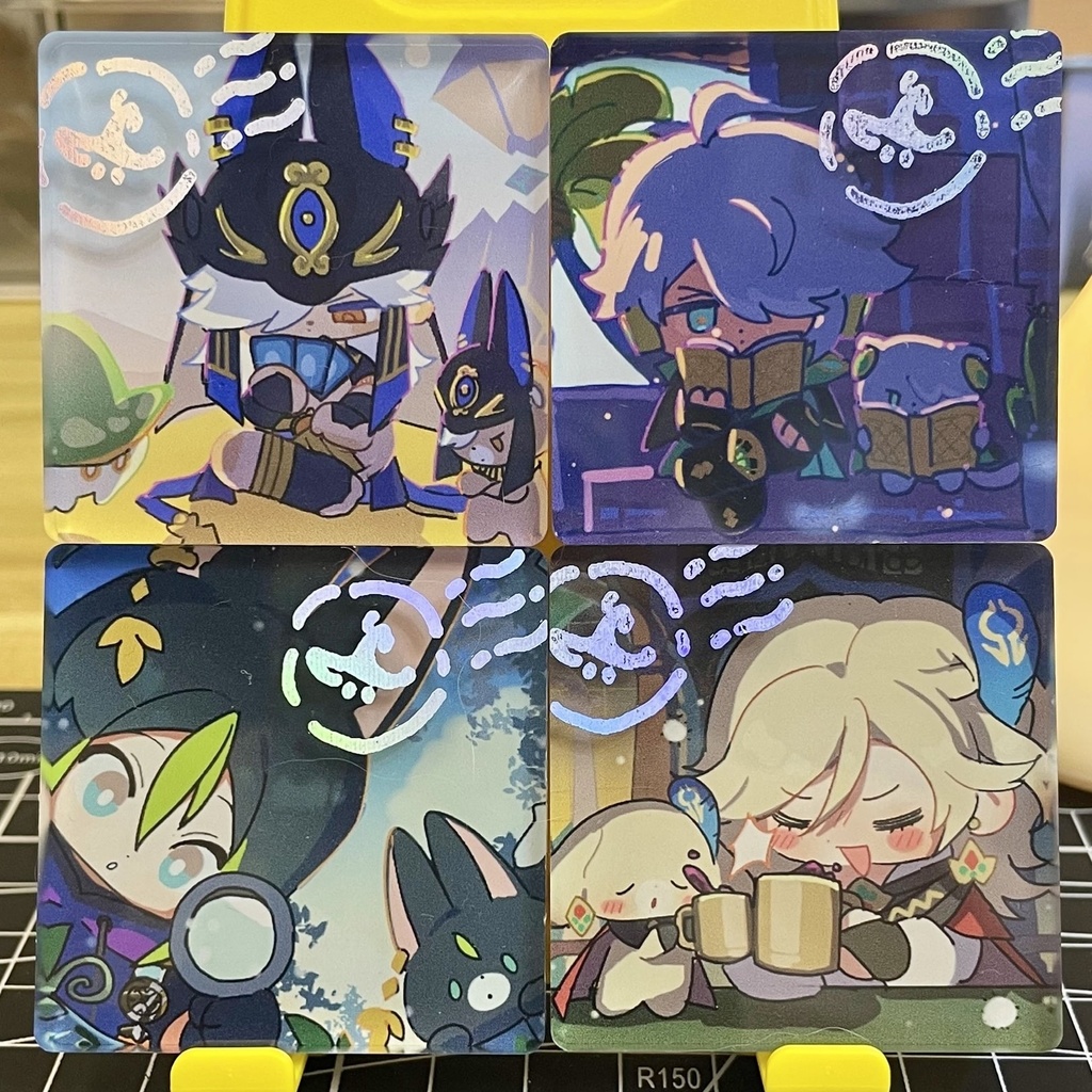 原神　アルハイゼン　カーヴェ　ティナリ　セノ　アクリルブロック　レーザーチケット