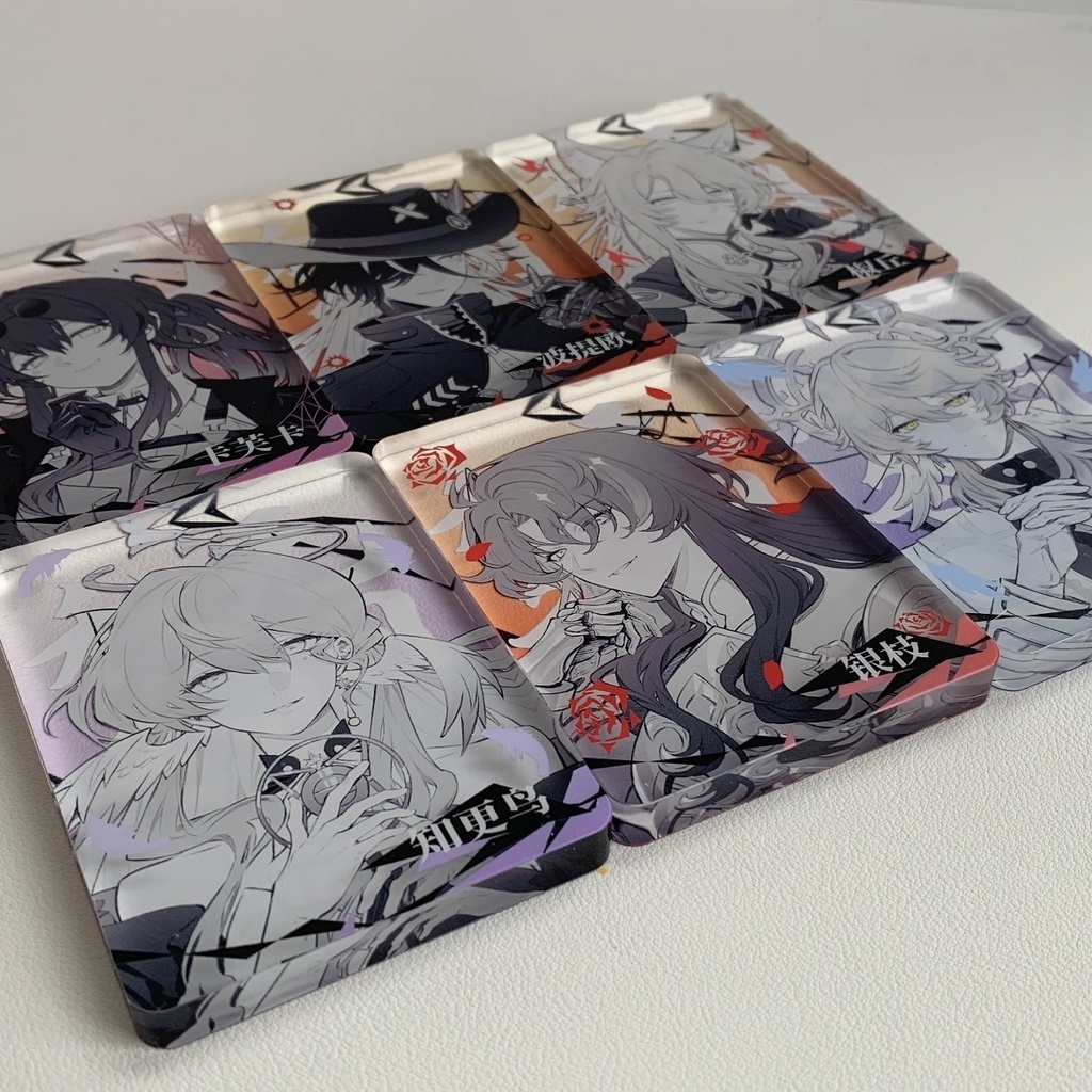 崩壊スターレイル カフカ ブートヒル 椒丘 ロビン アルジェンティ サンデー アクリルブロック レーザーカード