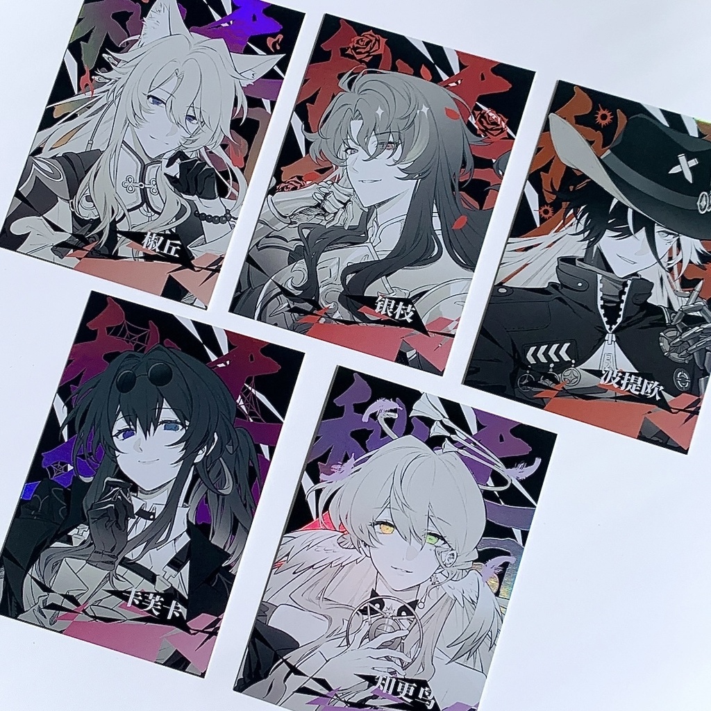 崩壊スターレイル カフカ ブートヒル 椒丘 ロビン アルジェンティ サンデー アクリルブロック レーザーカード