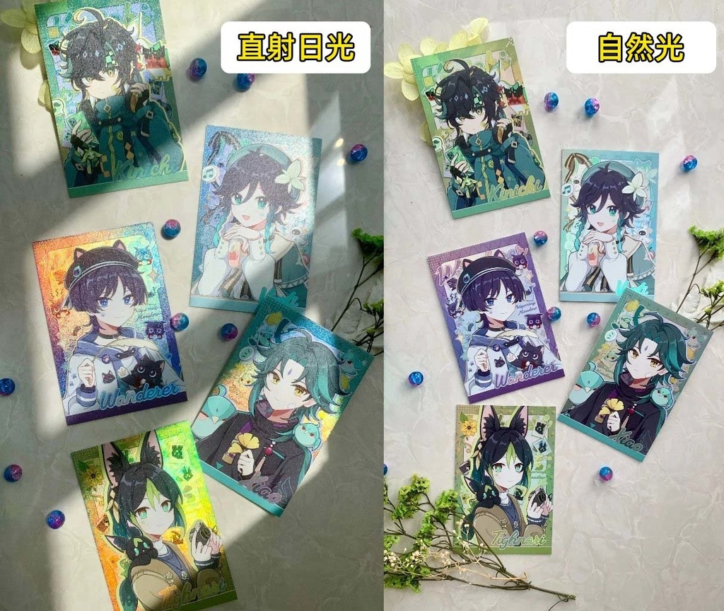 【在庫品】微風草語 パスケース キィニチ 放浪者 ウェンティ 魈 ティナリ