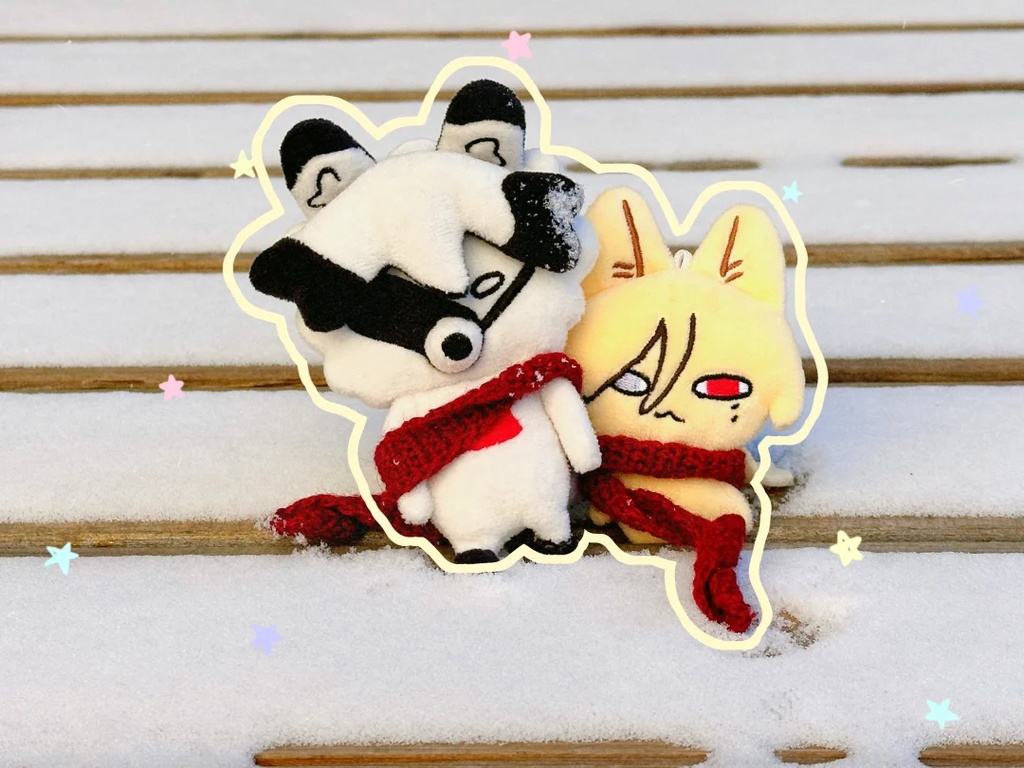 【予約】ヒューゴ&ライカン ぬいぐるみ 10cm