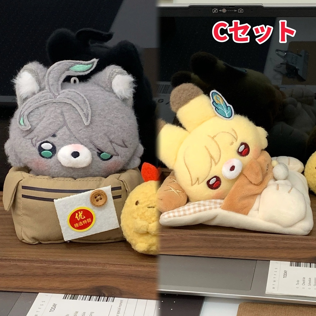 【予約】アルハイゼン&カーヴェ にゃんうさ 10cmぬいぐるみ
