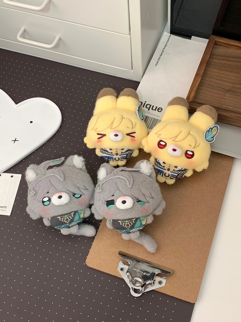 【予約】アルハイゼン&カーヴェ にゃんうさ 10cmぬいぐるみ