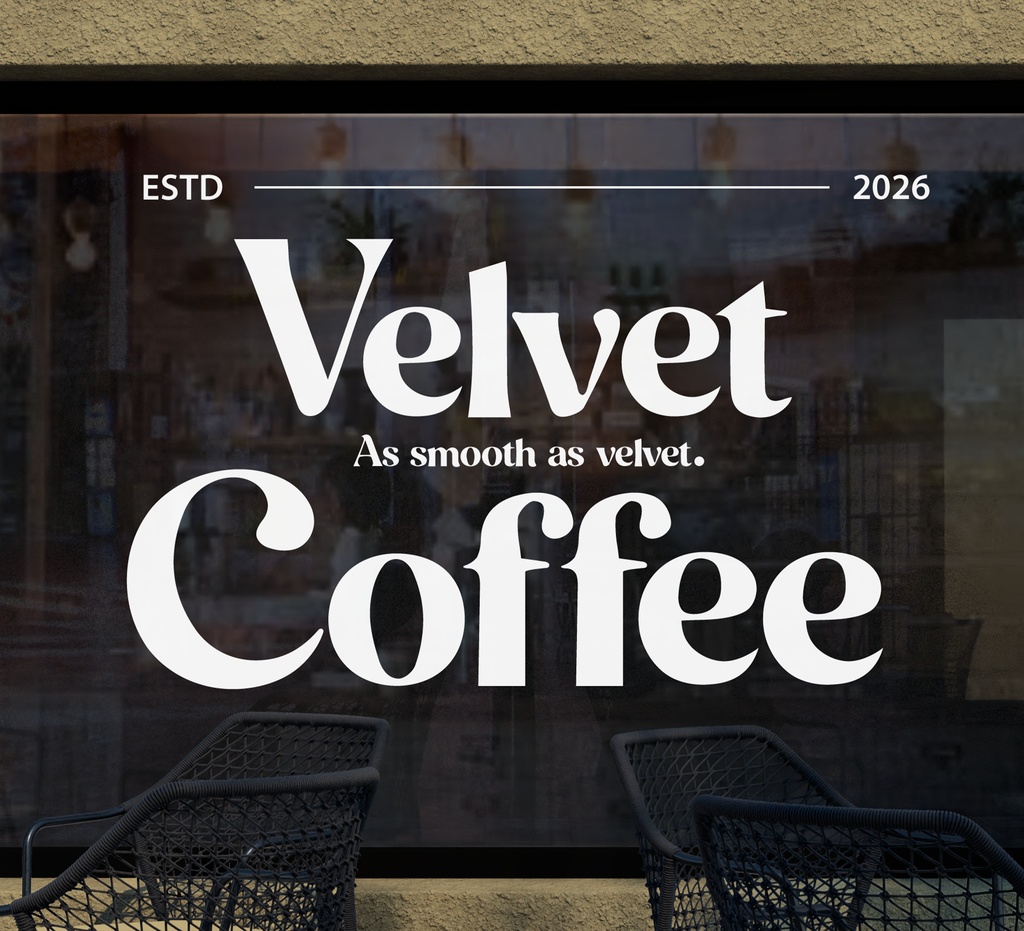 Cacao Velvet|モダン・エレガント セリフ欧文フォント