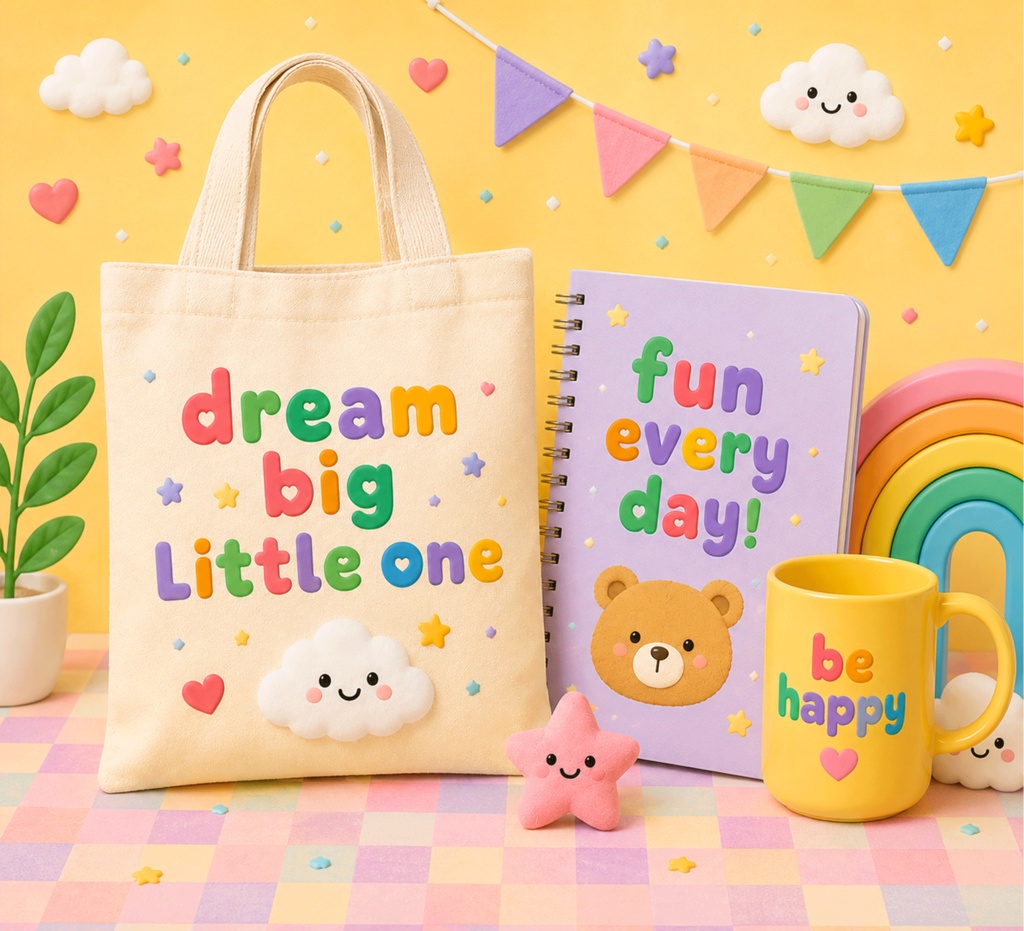 Puff Parade|キュート・バブル キッズディスプレイ欧文フォント