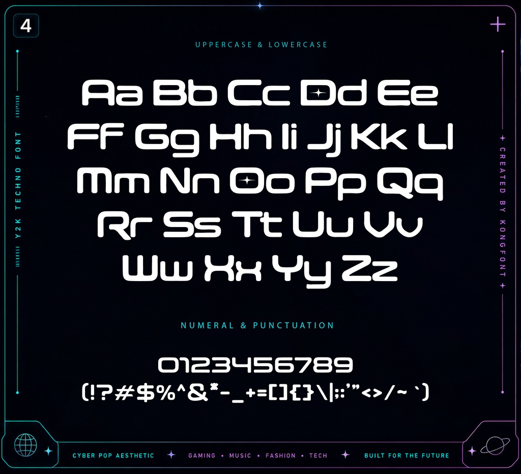 Orbit Crush|モダンY2K・テクノ フューチャリスティック欧文フォント