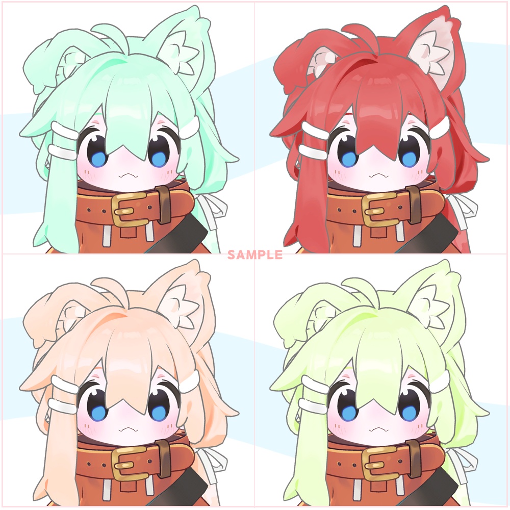 mamehinata hair color texture