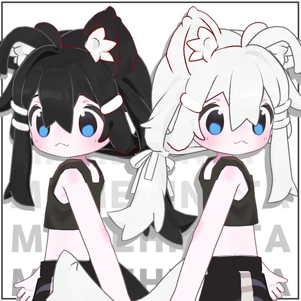 mamehinata hair color texture