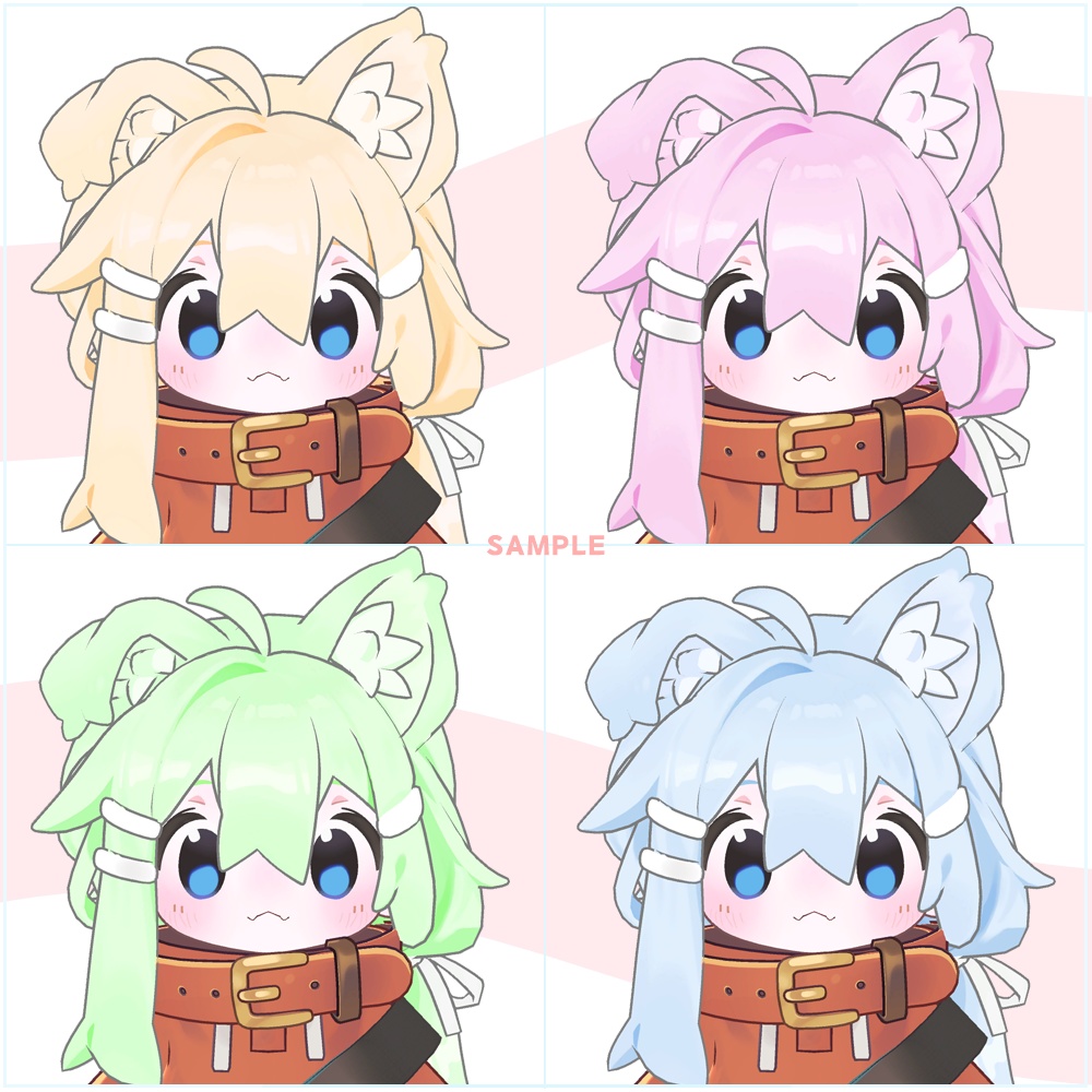 mamehinata hair color texture