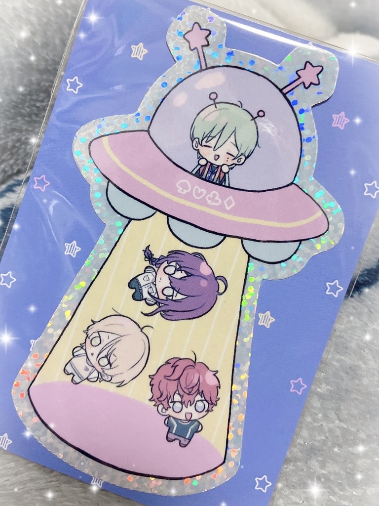 UFOろいどステッカー 1枚