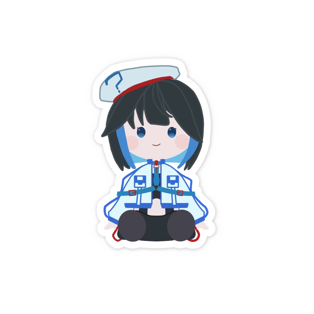 【2025誕生日記念】おすわりなにちゃんスマホステッカー