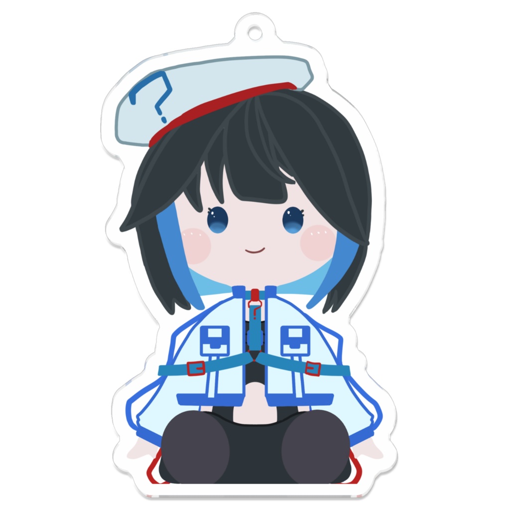 【2025誕生日記念】おすわりなにちゃんアクリルキーホルダー