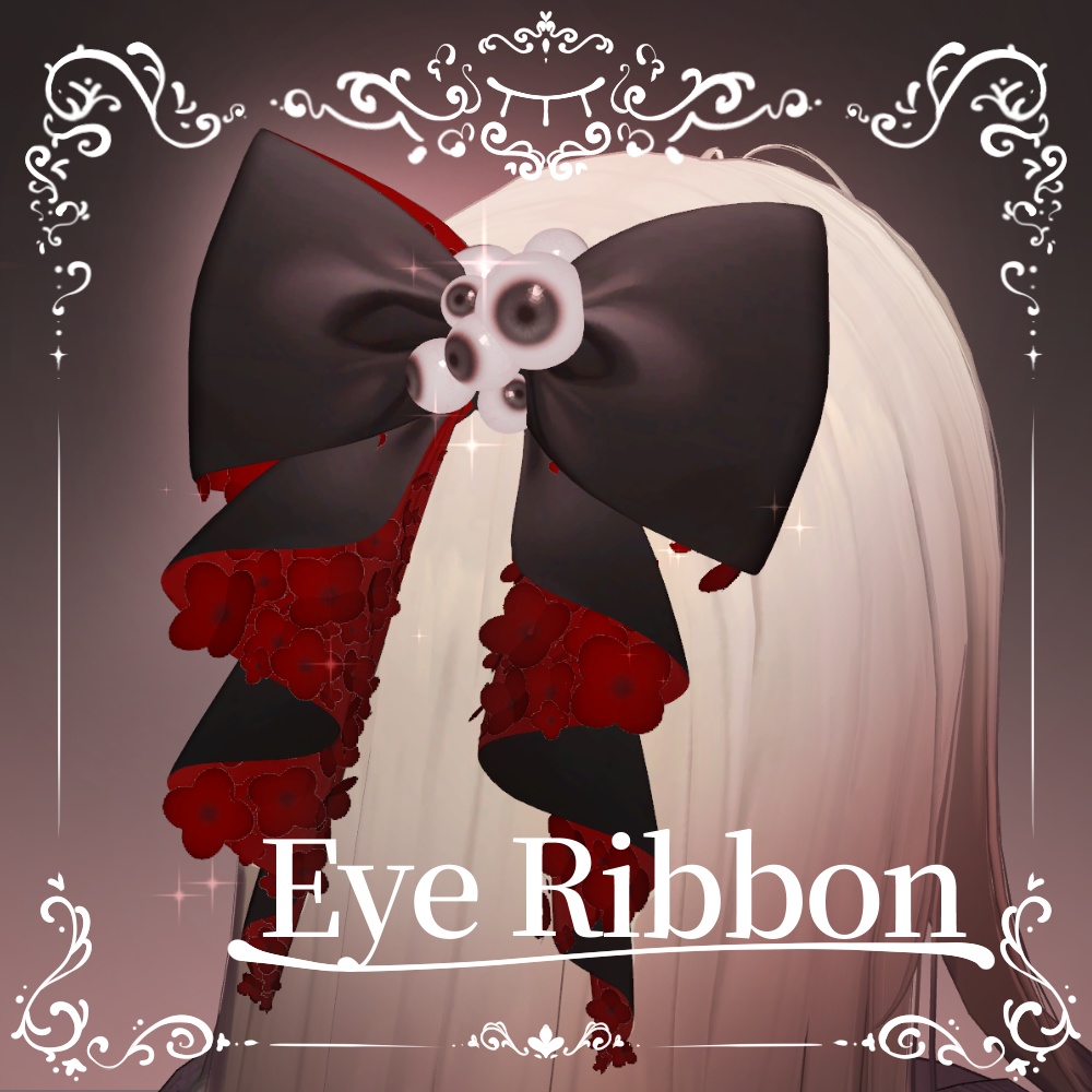 【Free/無料】Eye Ribbon【VRChat】