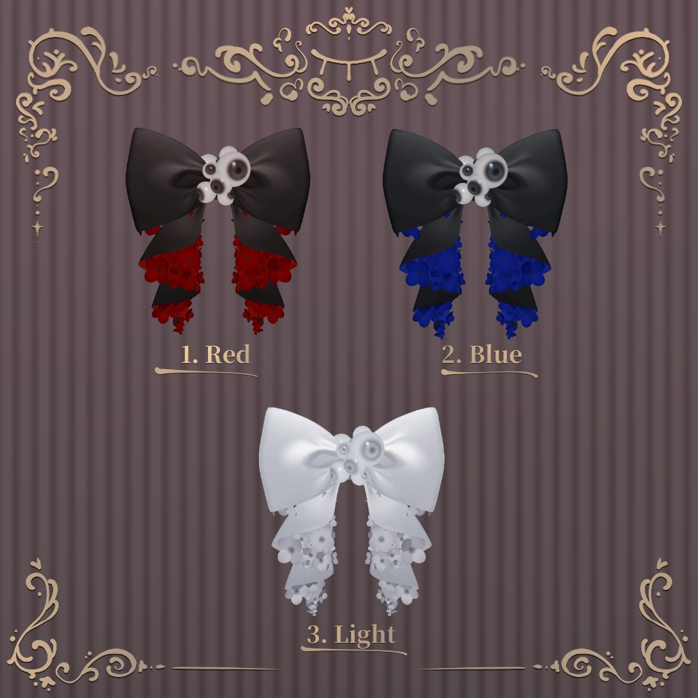 【Free/無料】Eye Ribbon【VRChat】