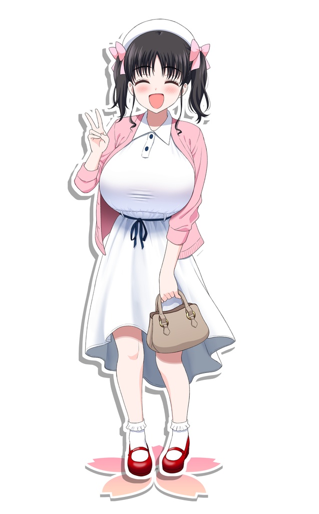 一緒にお出かけ♪長乳地下アイドルちゃんアクリルスタンド【春】