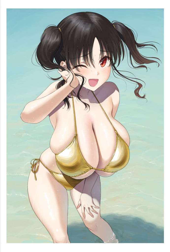 長乳地下アイドルちゃんグラビアショット風タペストリー