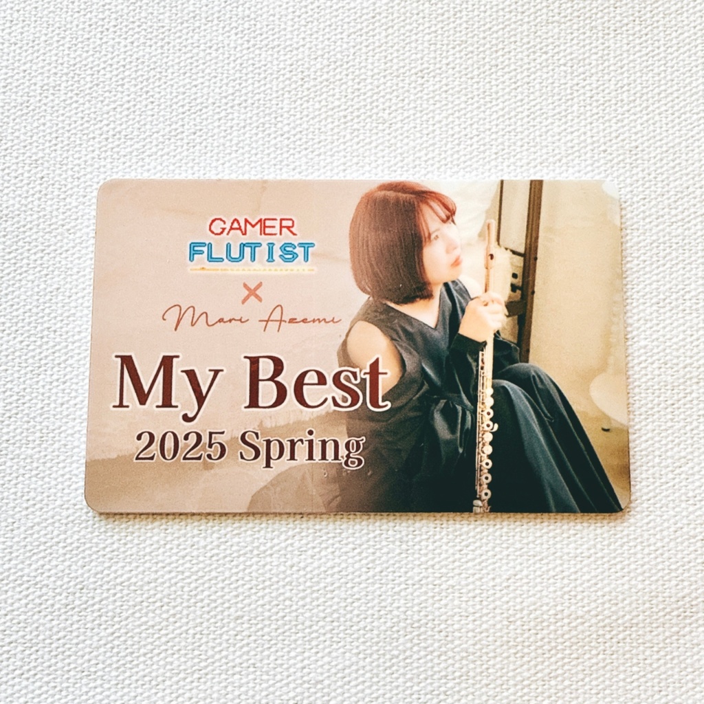 スマホにかざすと音楽が聴ける！アルバムカード「My Best 2025 Spring」