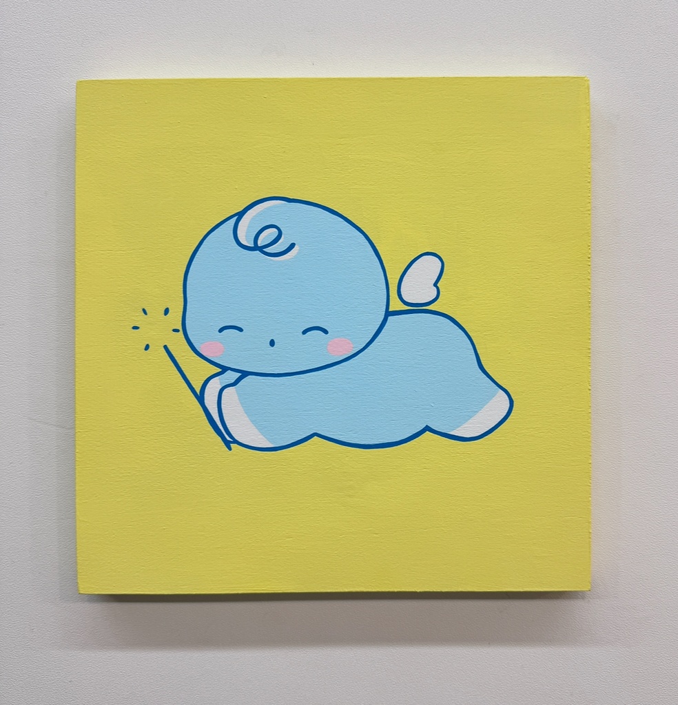 スクエアパネル【pupu-yellowback】