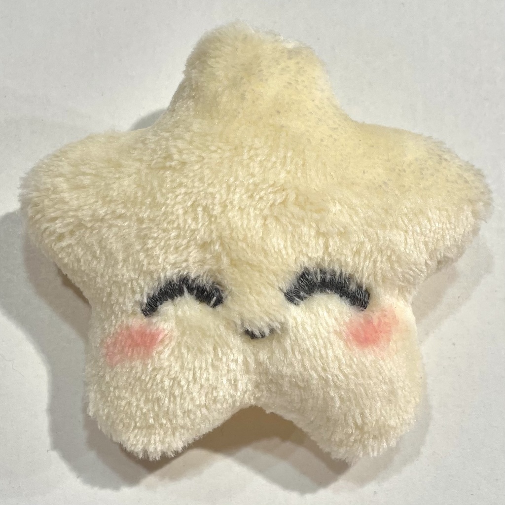 にこにこ星さんぬいぐるみブローチ