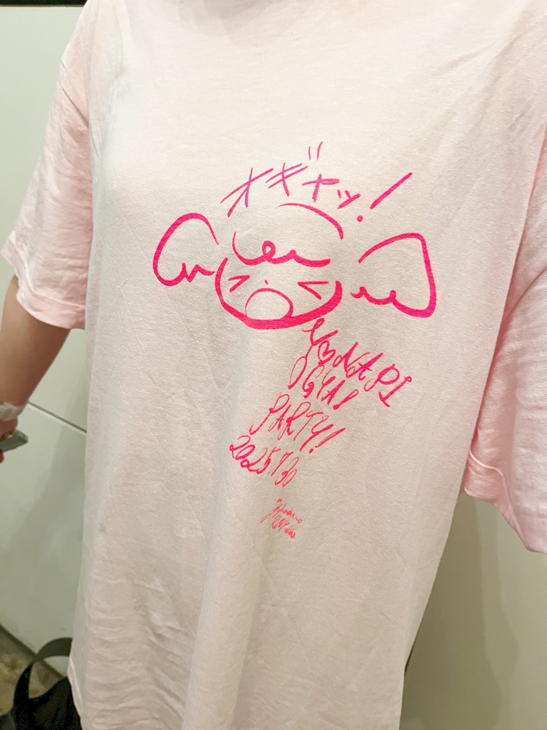 【受注】ようなぴオギャパ2025Tシャツ