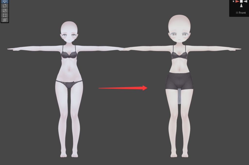 【エク, Eku】Eku Face Blendshapes Project:Eku Loli-fication エクロリ化計画 eku03