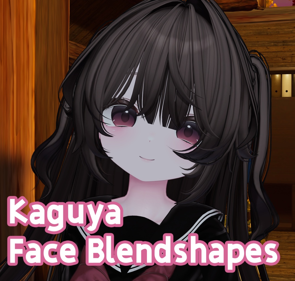 「輝夜/Kaguya」Kaguya Face Blendshapes Kaguya01