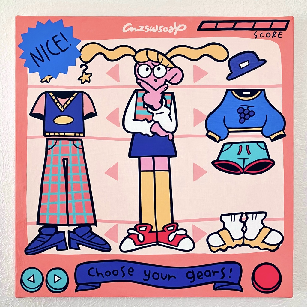 原画「Choose your gears!」