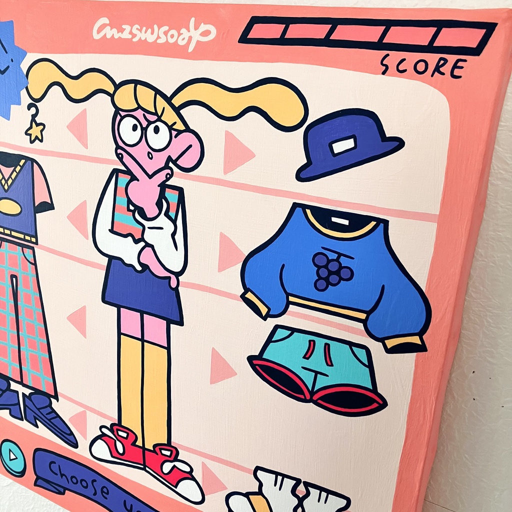 原画「Choose your gears!」