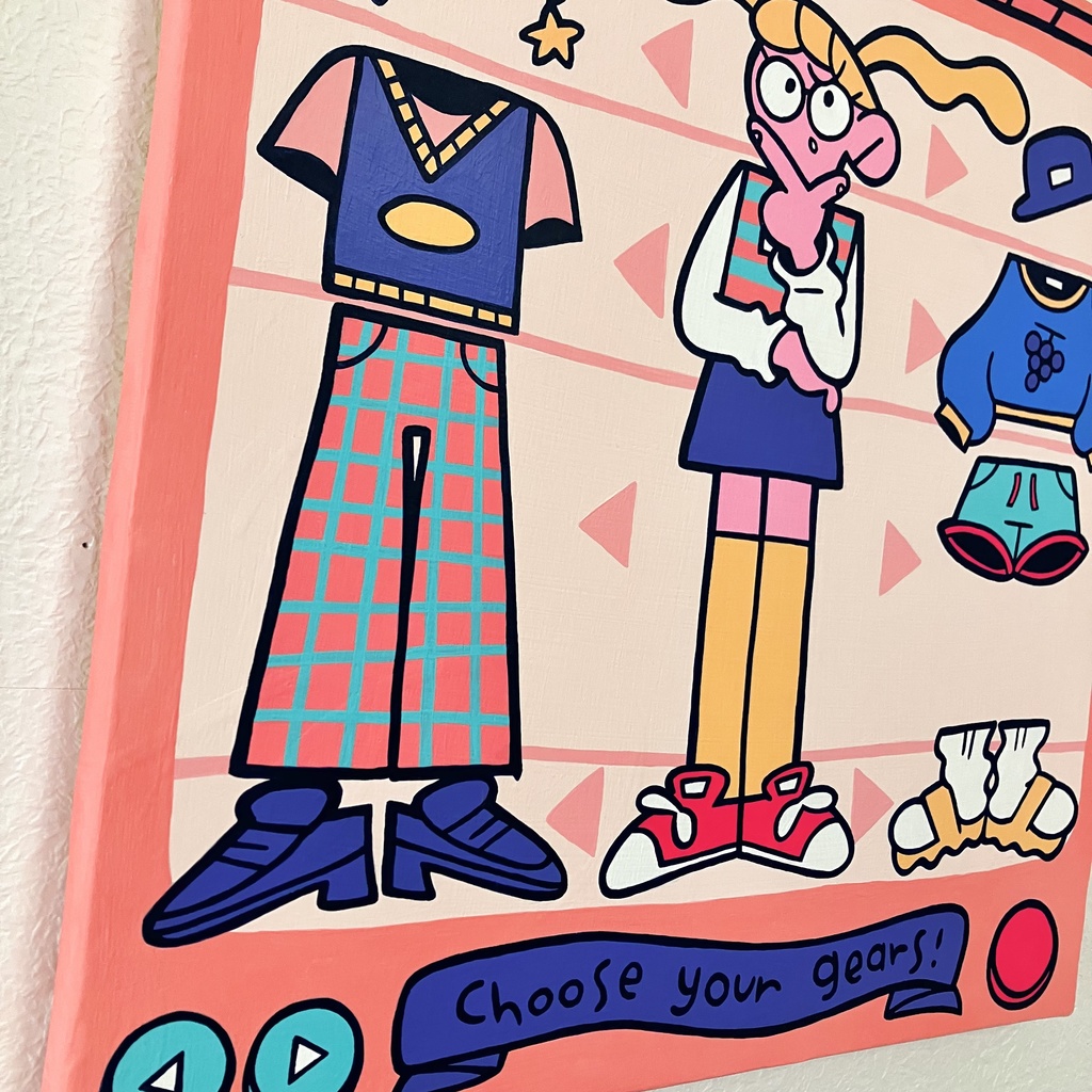 原画「Choose your gears!」