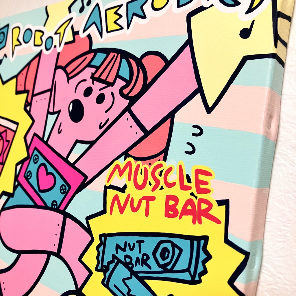 原画「ロボット・エアロビクス」