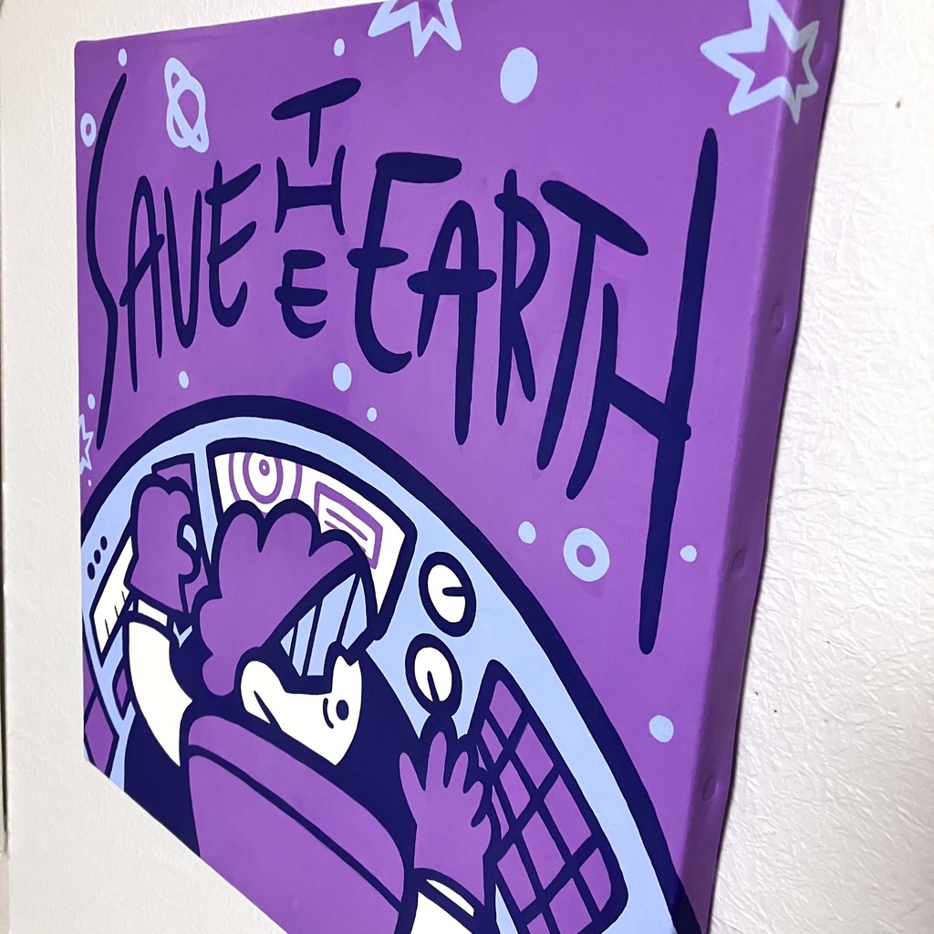原画「SAVE THE EARTH」
