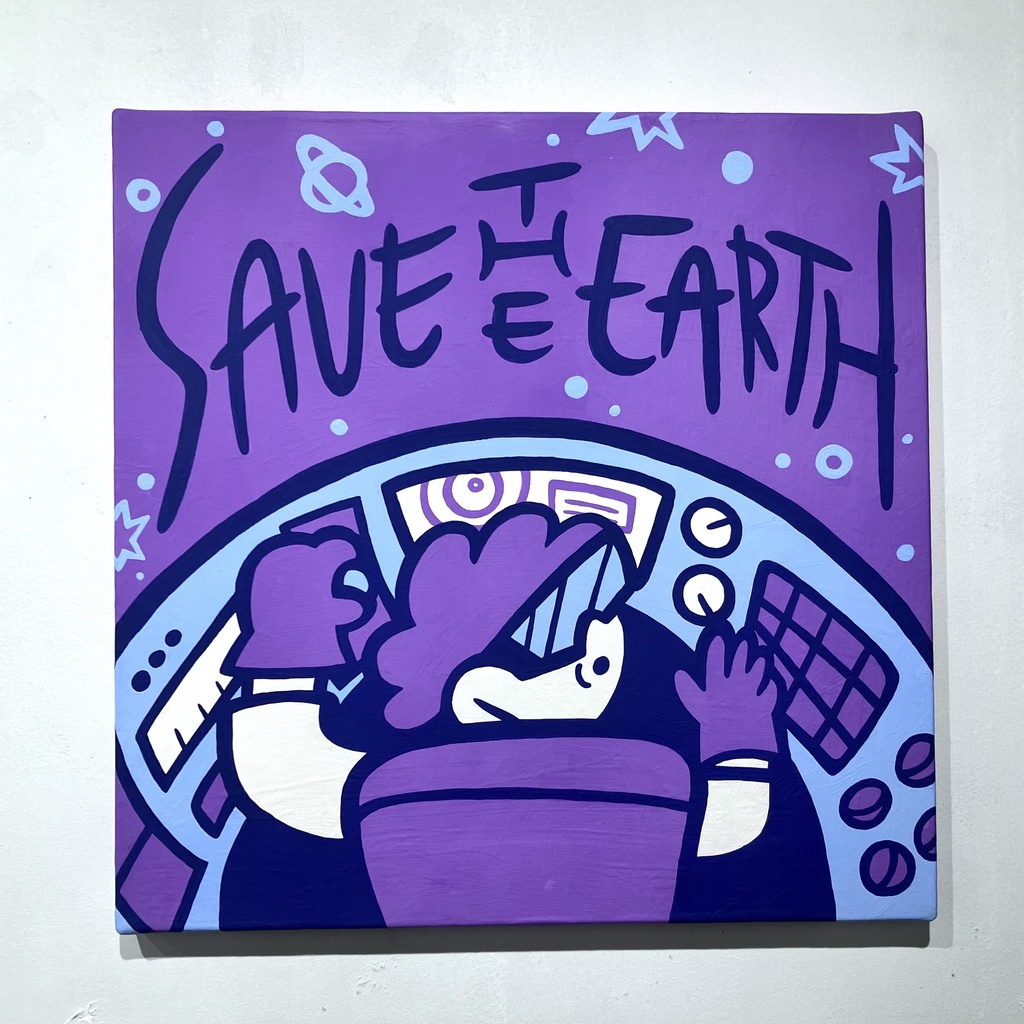 原画「SAVE THE EARTH」