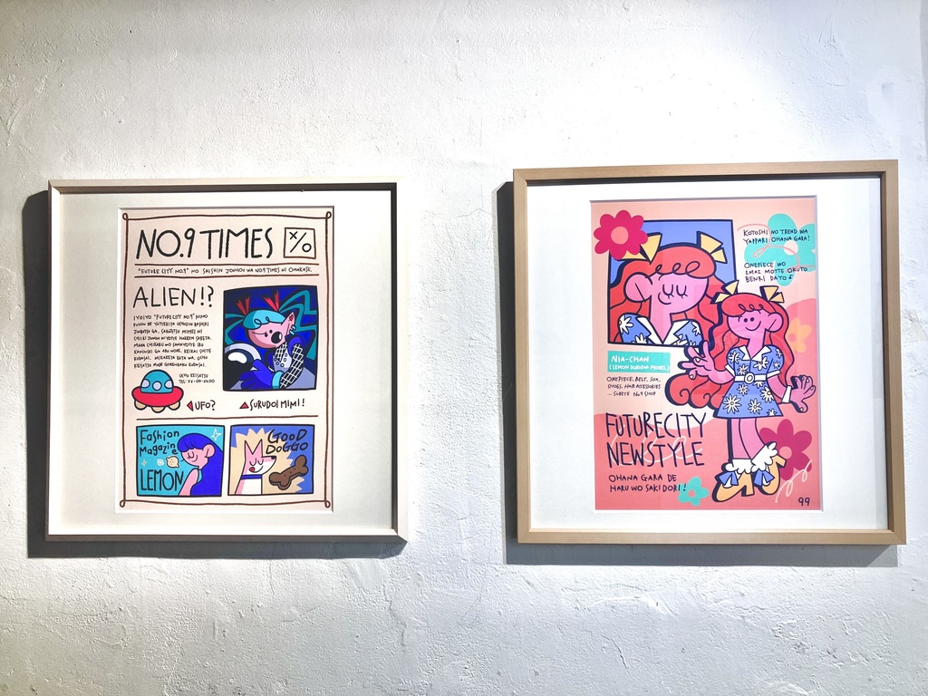 額装作品「NO.9 TIMES ×月◯日号」