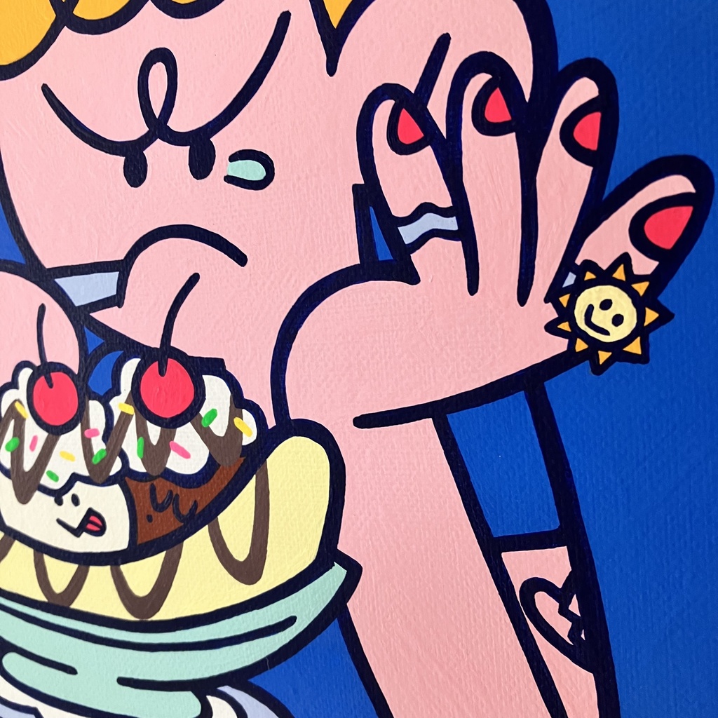 原画「バナナスプリットはいつもそばに」