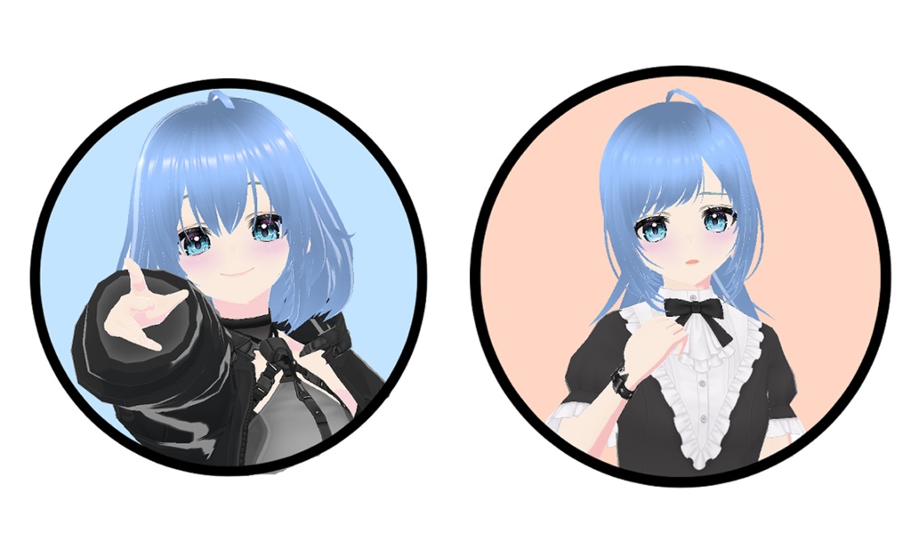 【受注生産】星影るい缶バッチ＆ステッカーセット