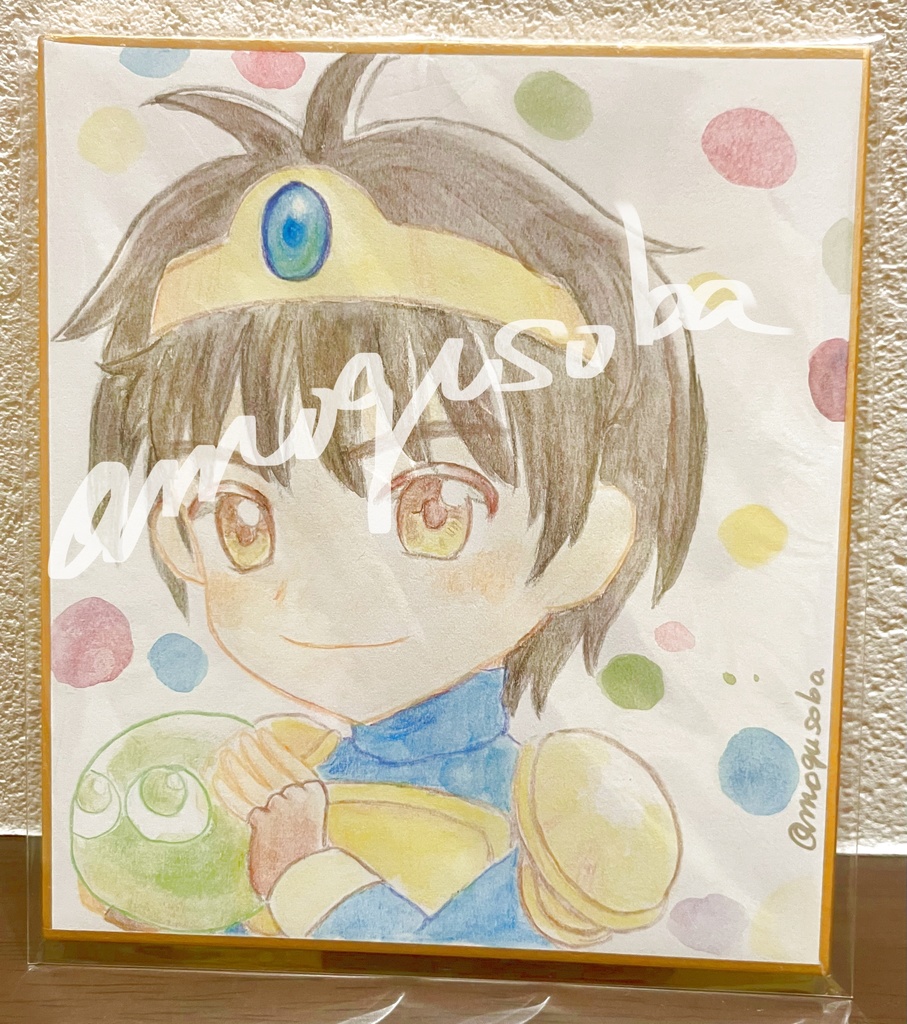 ミニ色紙　ちびラグナス