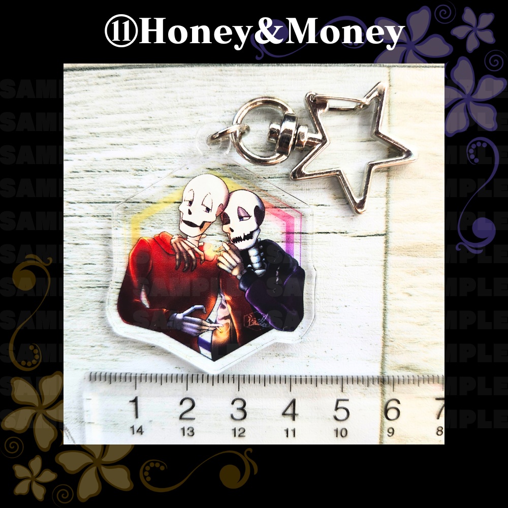 アクリルキーホルダー各種