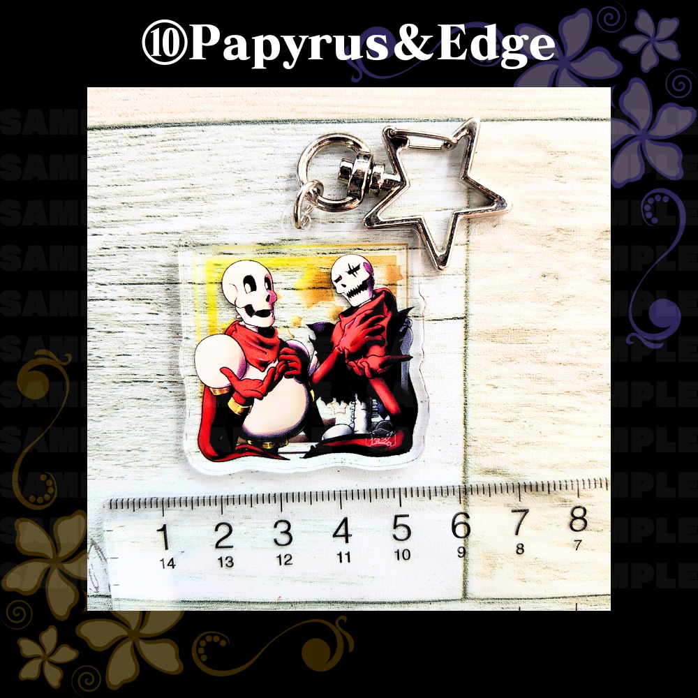 アクリルキーホルダー各種