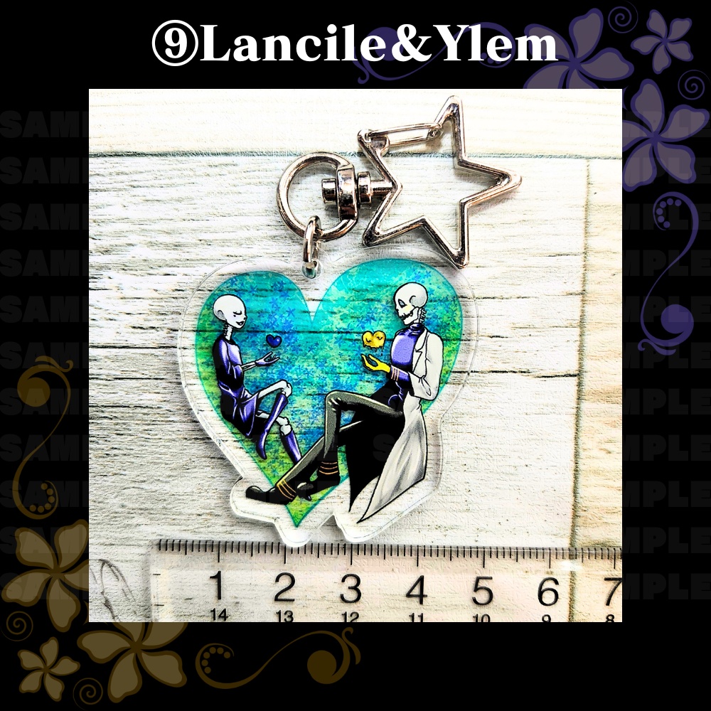 アクリルキーホルダー各種